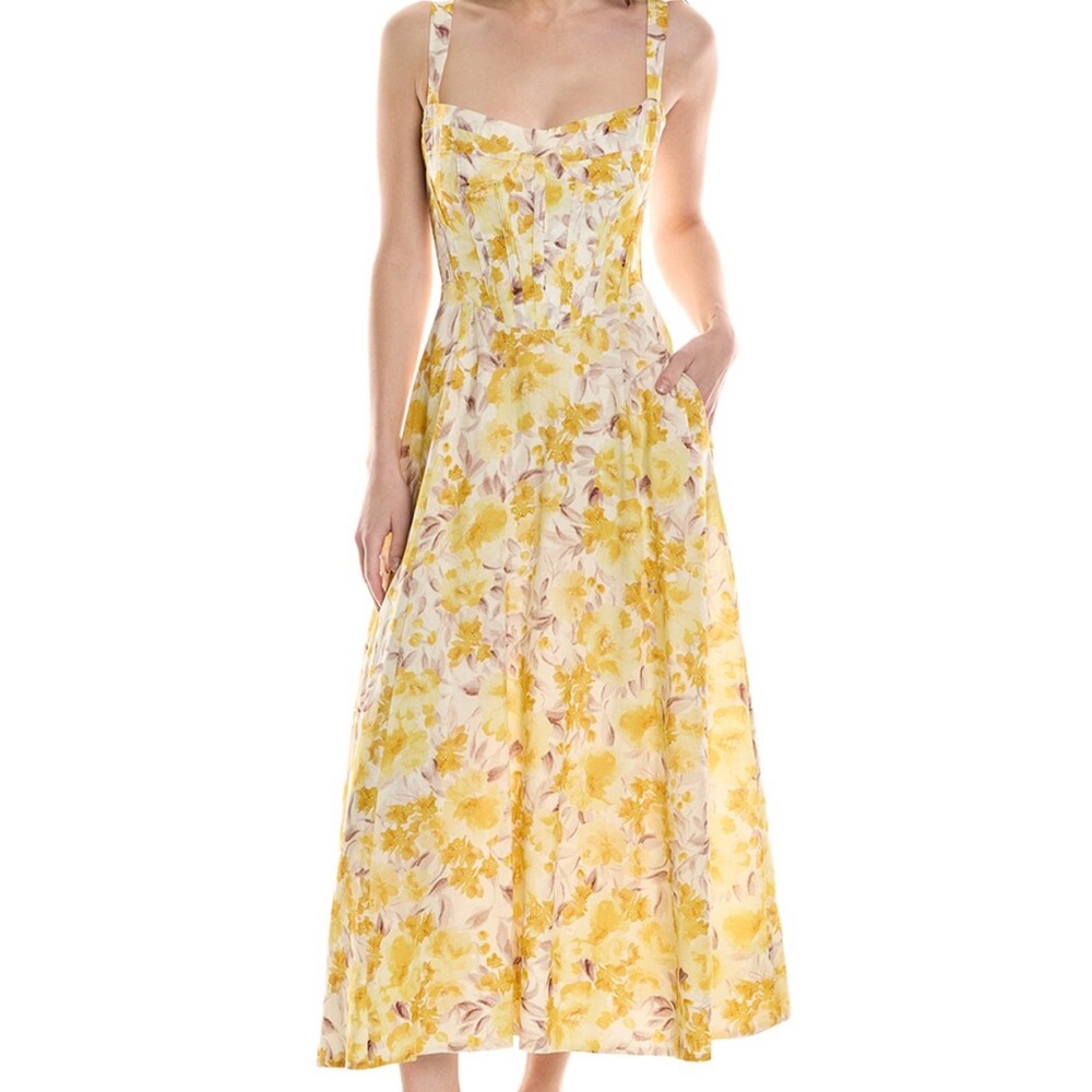 Bardot floral dress NWT